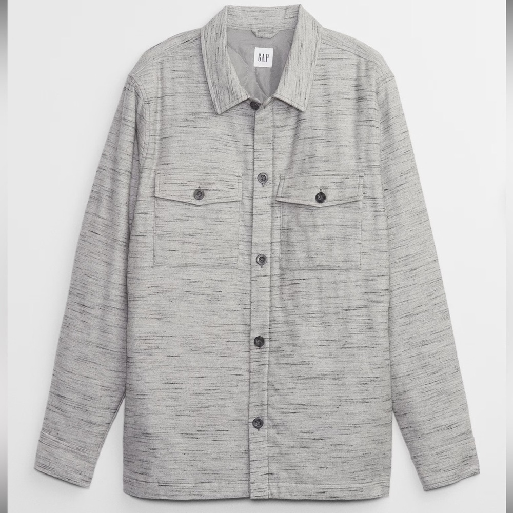 Gap BNWT Relaxed Flannel Shirt Jacket men’s L